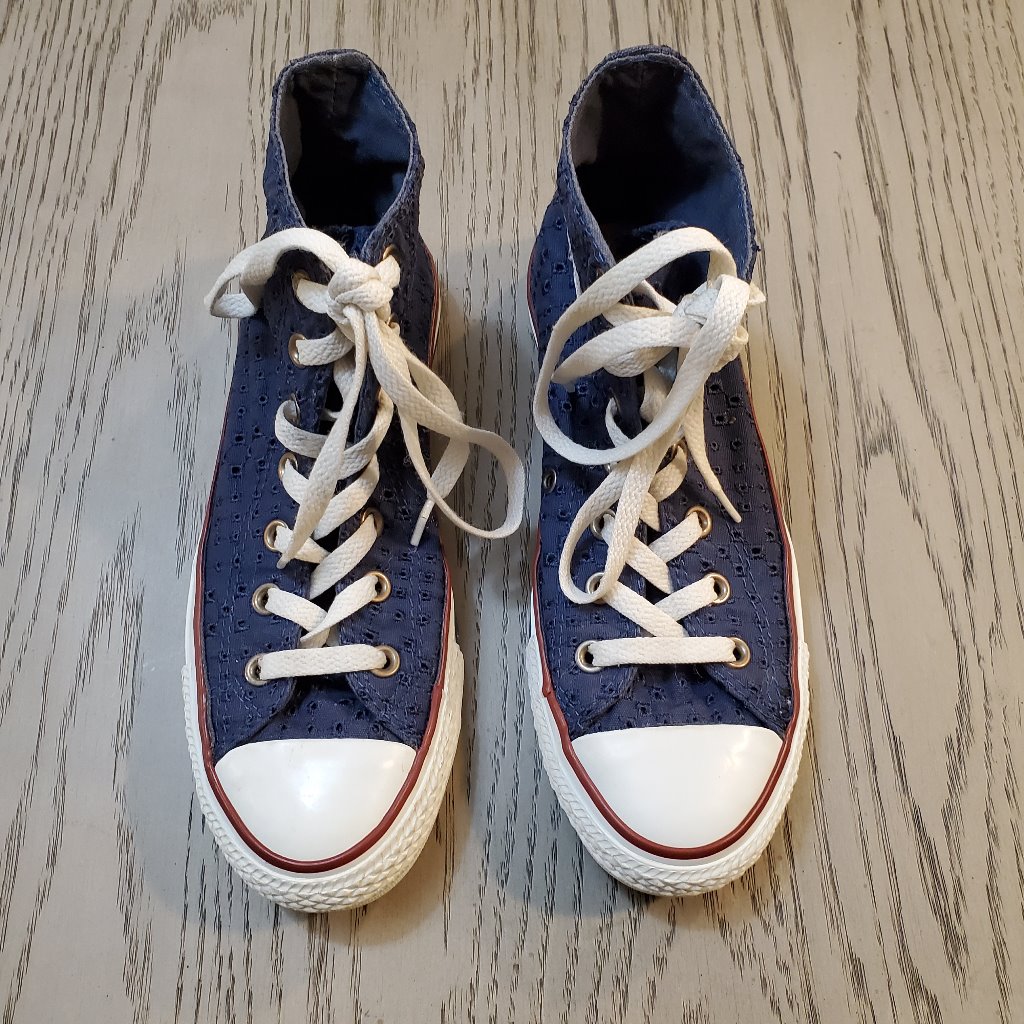 Converse All Star Hi Top Blue Eylet 65